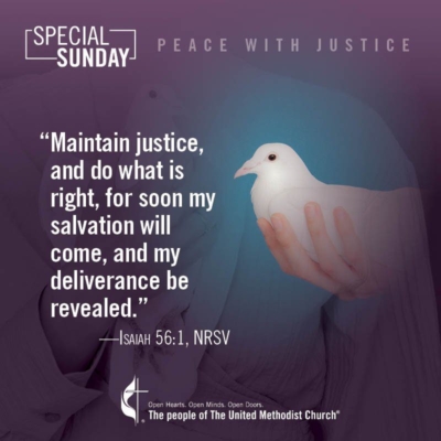 Peace with Justice Sunday Offering – First United Methodist Church of ...